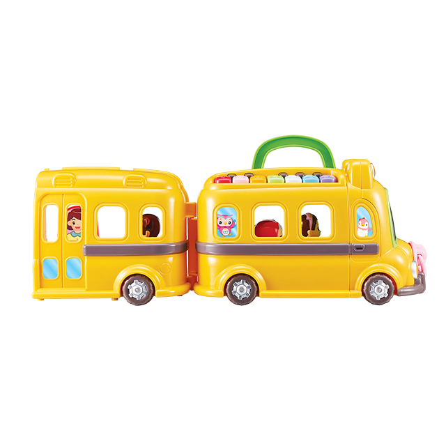 KONGSUNI School Bus Play Set Toy