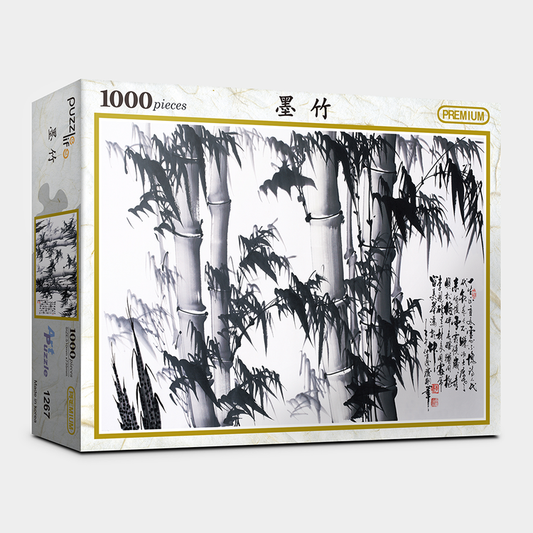 Puzzle Life "Korean Art Ink Bamboo Painting" Jigsaw Puzzles 1000 pieces