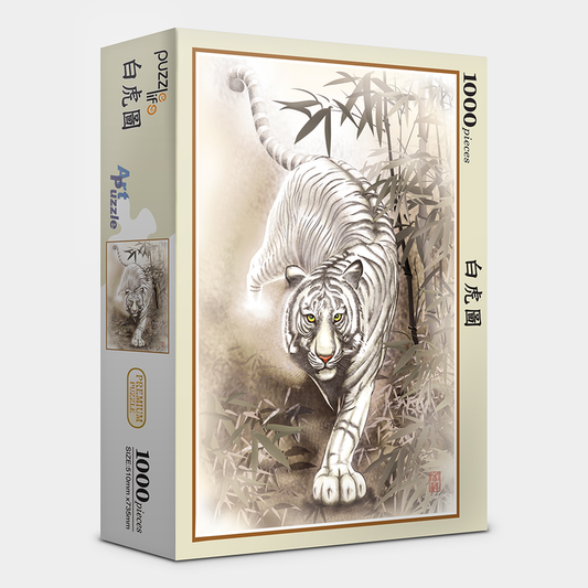 Puzzle Life "White Tiger" Jigsaw Puzzles 1000 pieces