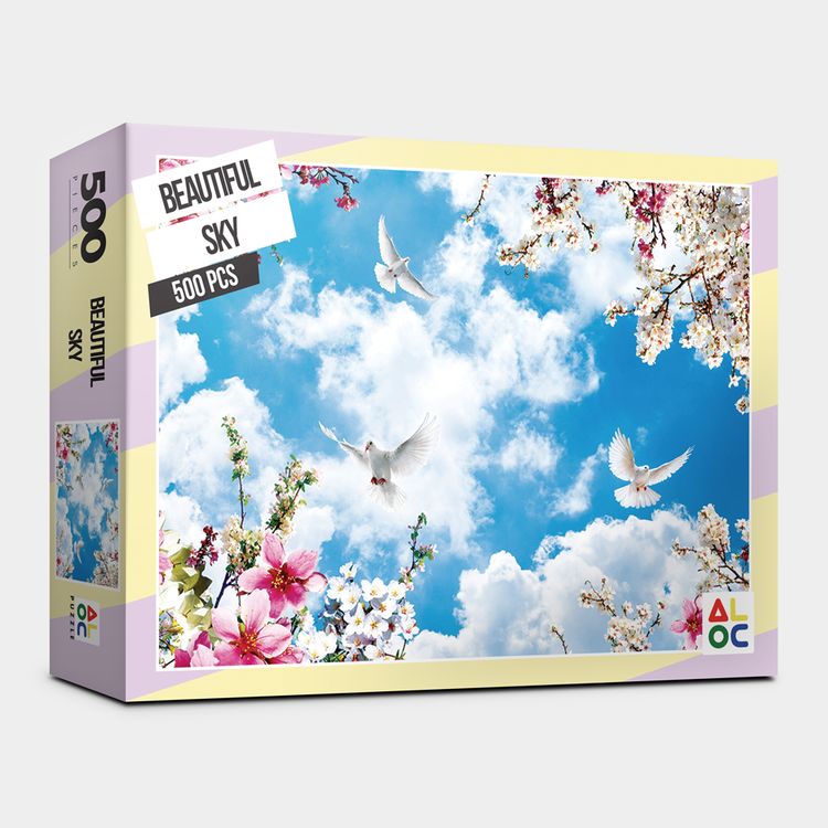 Puzzle Life ALOC Puzzle "Beautiful sky" Jigsaw Puzzles 500 pieces