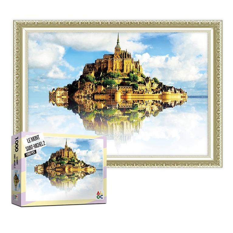 Puzzle Life ALOC Puzzle "Le Mont Saint Michel 2" Jigsaw Puzzles 1000 pieces