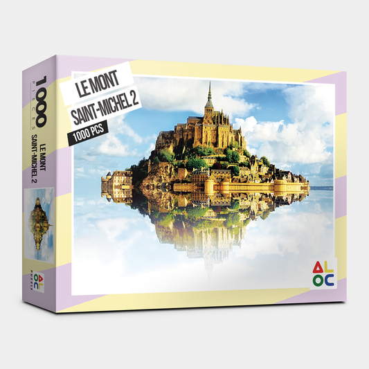 Puzzle Life ALOC Puzzle "Le Mont Saint Michel 2" Jigsaw Puzzles 1000 pieces