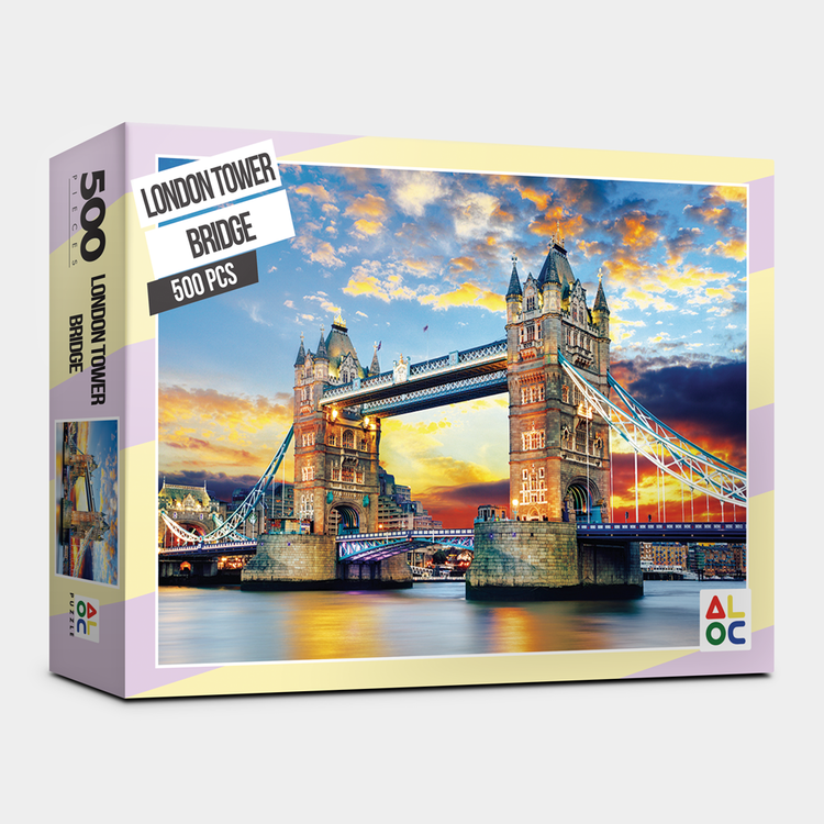 Puzzle Life ALOC Puzzle "London Tower Bridge" Jigsaw Puzzles 500 pieces