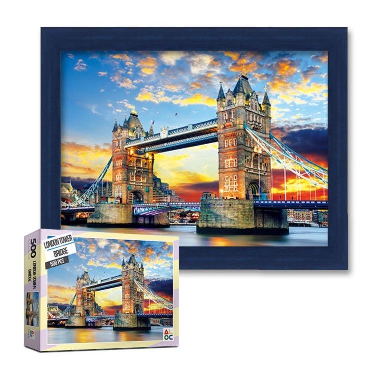 Puzzle Life ALOC Puzzle "London Tower Bridge" Jigsaw Puzzles 500 pieces