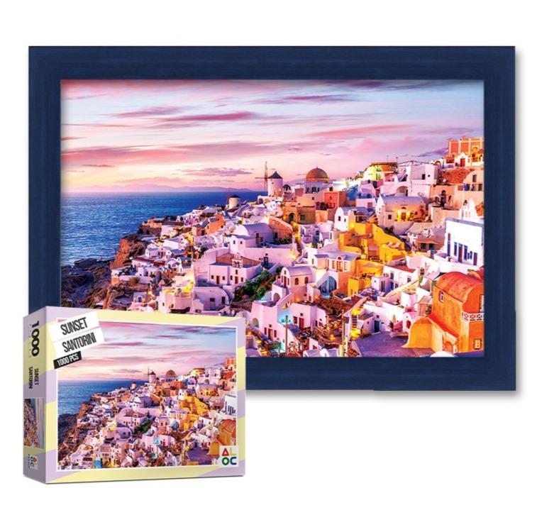 Puzzle Life ALOC Puzzle "Santorini at sunset" Jigsaw Puzzles 1000 pieces