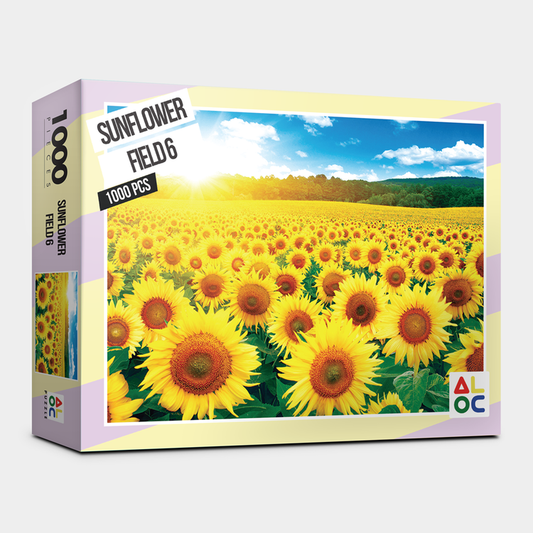 Puzzle Life ALOC Puzzle "Sunflower field 6" Jigsaw Puzzles 1000 pieces