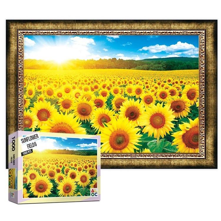 Puzzle Life ALOC Puzzle "Sunflower field 6" Jigsaw Puzzles 1000 pieces