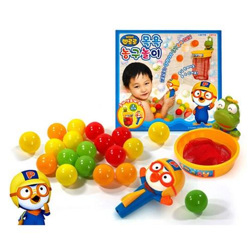 PORORO Bath Basketball Playset