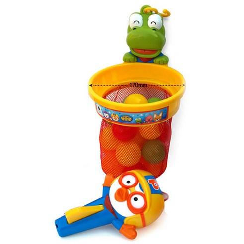 PORORO Bath Basketball Playset