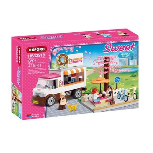 OXFORD #HS33918 Sweet Dunkin Donuts Truck Blocks Building Kit 418pcs